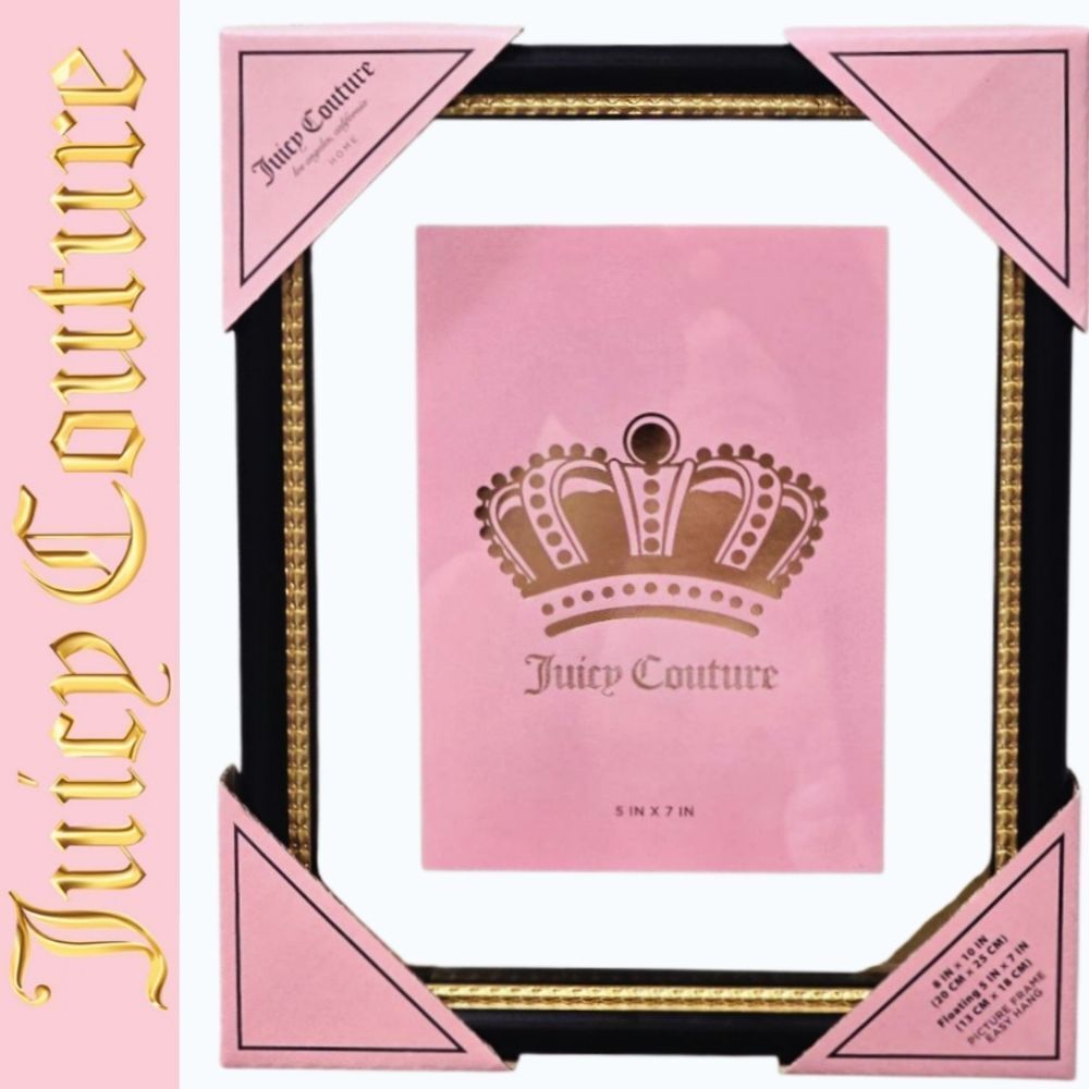 Juicy Couture Home Easy Hang Floating Picture Frame